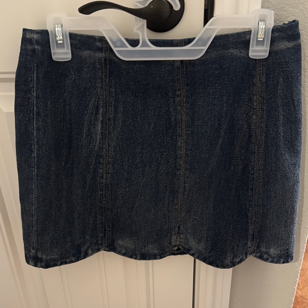 Altar'd State Dark Blue Mini Skirt